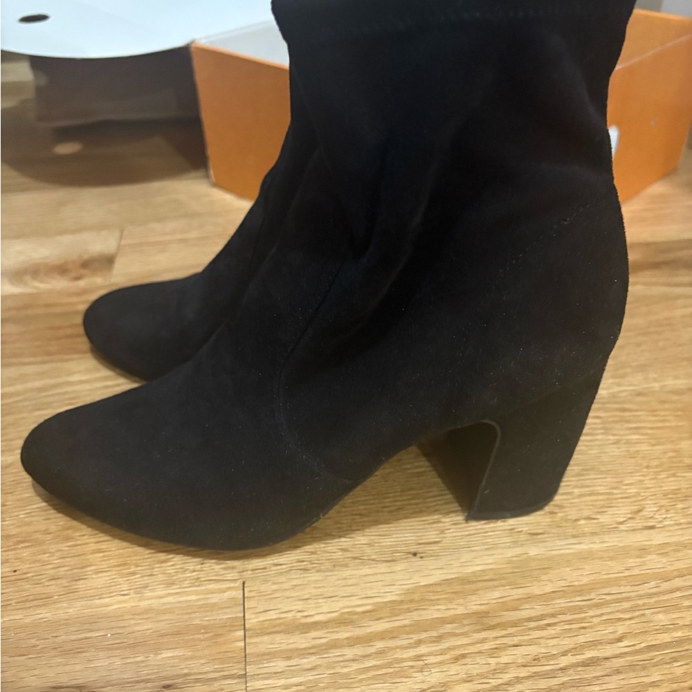 Black Suede Women's Ankle Boots